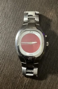Super Rare Red Dragon FOSSIL Big Tic Watch - Picture 1 of 8