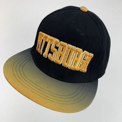 Gorra de béisbol Pittsburgh negra amarilla gorra snapback Pennsylvania Foto 1 de 4