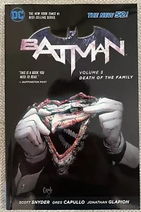 Batman Volume #3 Death Of The Family (DC Comics) Graphic Novel Read Desc. - Picture 1 of 4