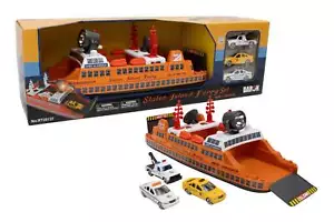 NEW YORK STATEN ISLAND FERRY W/3 VEHICLES (**) - Picture 1 of 14