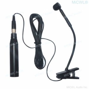 New Instrument Gooseneck Microphone for Shure XLR 3Pin Phantom Power Adatper 57L - Picture 1 of 5