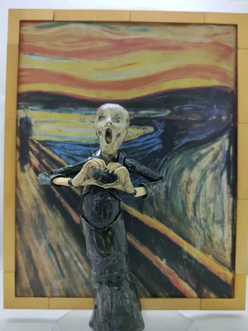New Max Factory Figma SP-086 The Scream The Table Museum in Box Cover
