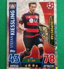 CARD MATCH ATTAX TOPPS BAYER LEVERKUSEN KIESSLING CHAMPIONS LEAGUE 2015/16 ITA