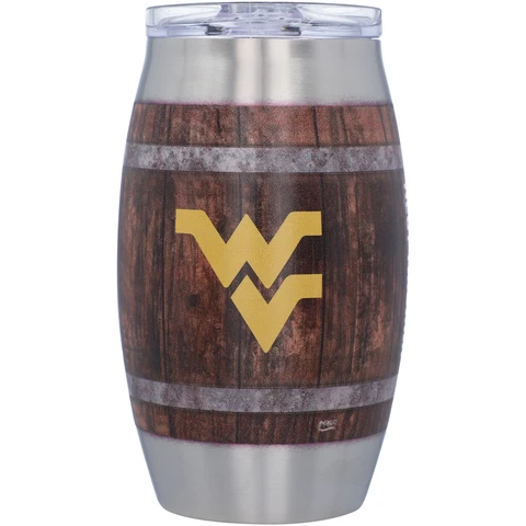 West Virginia Mountaineers 15oz. Barrel Tumbler Cover