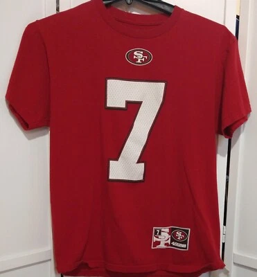 Б/у футболка NFL Colin Kaepernick San Francisco 49ers Majestic для взрослых размер L средний - Изображение 1 из 4