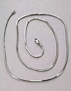 14K White Gold 1.5mm Snake Chain 8.6 Grams 20-1/2" TOC Italy - Bild 1 von 18