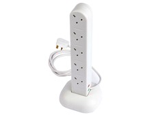 NEW 4WAY 5M/10M/25M CABLE EXTENSION REEL LEAD MAINS SOCKET HEAVY DUTY ELECTRICAL