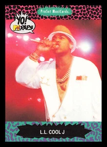 Pro Set Yo! 1991 MTV Raps #47 L.L. Cool J - Imagen 1 de 2