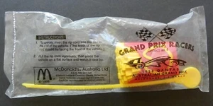 MCDONALDS - Happy Meal Toy - French Fries Zip Cord Grand Prix Racer - 1998 - Picture 1 of 4