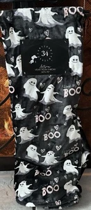 BLACK HALLOWEEN PLUSH THROW BLANKET W/ LOVE GHOSTS “YOU’RE MY BOO” NEW - Picture 1 of 9
