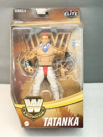 Mattel WWE Elite Collection Series 9 Legends Tatanka Action Figure New In Box Cover