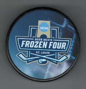 2025 NCAA MEN'S FROZEN FOUR GENERIC LOGO PUCK ST LOUIS MO. - #A6L_#7L - Picture 1 of 1