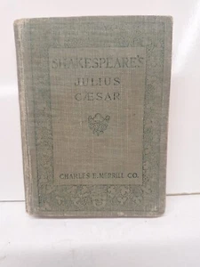 Shakespeare's Julius Caesar Pocket Book Maynard, Merrill, 1900, 5 inches tall! - Picture 1 of 10