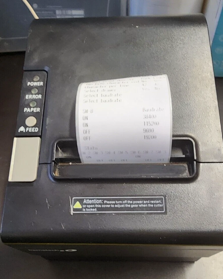 Bematech Logic Controls   LR2000 SERIES THERMAL POS PRINTER USB SERIAL - Image 1 of 4