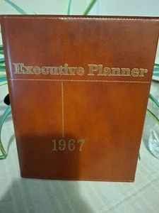 Eatons At A Glance Executive Planner 1967 Calendar Appointment A Few Missing - Picture 1 of 6