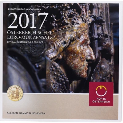 Autriche, Euro-Set, 2017, Vienna, BU, FDC - Photo 1/2