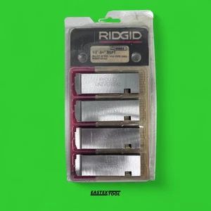RIDGID 66665 1/2''-3/4'' BSPT , RH UNIVERSAL PIPE DIE SET - Picture 1 of 4