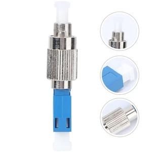 FC Male to LC Female Converter Hybrid Adapter Optical Fiber Adapter Adaptor - Zdjęcie 1 z 12