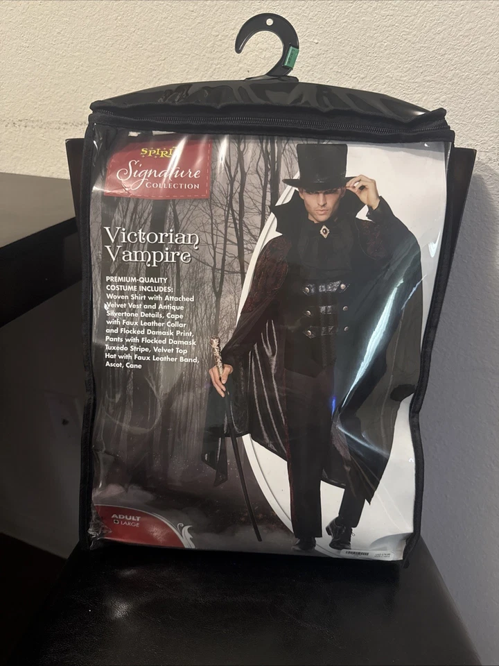 Disfraz grande Spirit Signature Collection vampiro victoriano adulto Foto 1 de 4