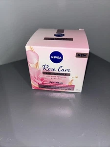 NIVEA Rose Care Anti-Wrinkle Day Cream 50ml with rose petal oil and calcium New - Picture 1 of 3