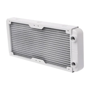 1/4" Pure Aluminum 18 Pipe Heat Exchanger Radiator for Computer PC CPU CO2 Water - Afbeelding 1 van 8