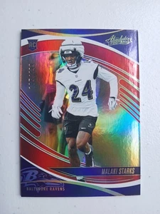 2025 Panini Absolute #155 Malaki Starks Spectrum Red /199 SP Rookie RC Ravens - Bild 1 von 2