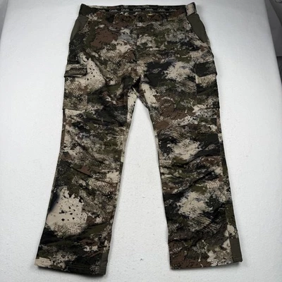 Calça Cabela's Masculina 2XL Camuflagem Carga Caça Elástico Poliéster Elastano Exterior - Imagem 1 de 4