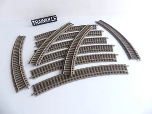6120 FLEISCHMANN PROFI HO 10 RAILS COURBES 36° RAYON 1 / 356,5 MM (SANS BOITE) - Imagen 1 de 1