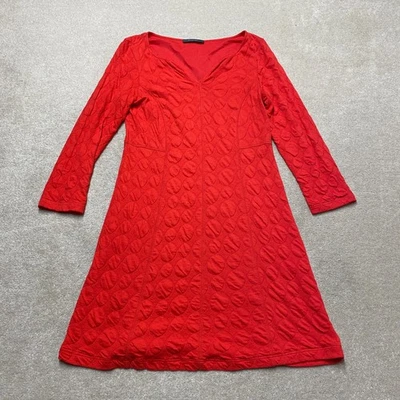 Backstage Oska Tunic Dress Women's UK 10 Red V-Neck Short - Image 1 of 4