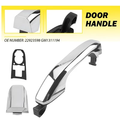 Manija de puerta exterior para Chevrolet Suburban Tahoe Silverado 2015-2020 delantera derecha y Foto 1 de 4