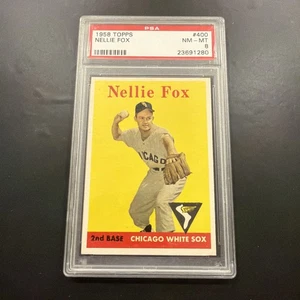 1958 Topps Nellie Fox #400 PSA 8 NM-MT - Picture 1 of 2