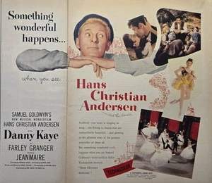 Hans Christian Andersen Musical Film Danny Kaye Dance Song Vintage Print Ad 1952 - Picture 1 of 4
