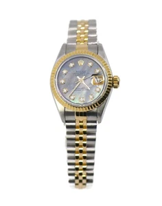 Rolex Datejust Diamond 18K/Stainless Steel Watch 69173 - Picture 1 of 5