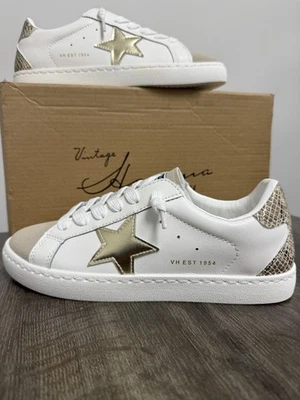 Zapatillas deportivas vintage de moda para mujer Havana Legend AM blancas camel serpiente 6,5 Foto 1 de 4