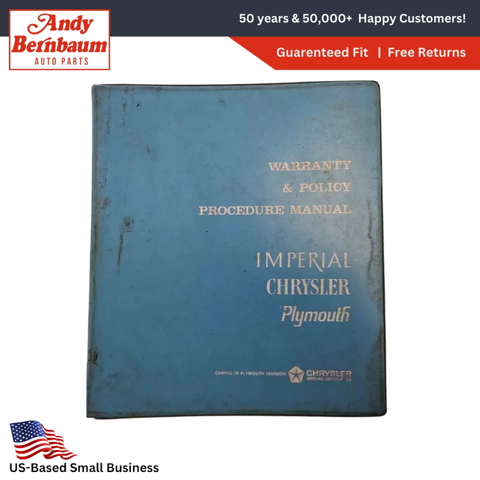 1965-1967 Plymouth Dealership Service Dept. Operation Time Schedule W/Extra - Image 1 of 4