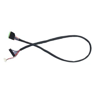 LVDS CABLE 600mm 40PIN 0.5mm pitch 2ch 6bit for 15.6inch~19inch lcd panel - Afbeelding 1 van 2