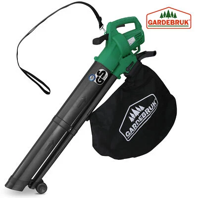 Laubsauger Laubbläser Laubhäcksler Elektro 3000W 3in1 Tragegurt Blasgerät Garten - Bild 1 von 4