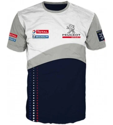 T-shirt homme Peugeot Sport WRC Racing §0128 taille S- 3XL - Photo 1/3