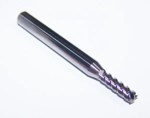 3.50mm (.1378") CARBIDE END MILL 4 FLUTE  FOR TOUGH APPLICATIONS 1804-1378.473R - Picture 1 of 2