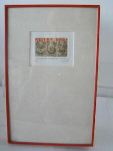 MARY TIFT, B. 1913, INTAGLIO PRINT "Greatest Show on Earth" FRAMED SIGNED 31/75