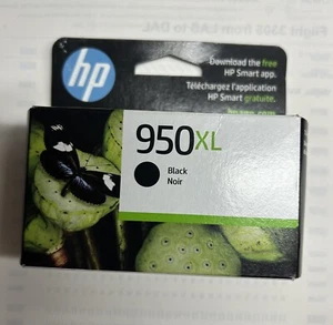 HP 950XL schwarze Tintenpatrone mit hoher Reichweite (läuft ab Februar 2026) - Bild 1 von 3