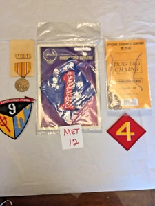 USMC Marines EGA Medal Army Vintage various Military war medals patches #12 - Picture 1 of 9