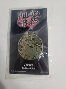 Helluva Boss | Vortex | Prendedor troquelado premium exclusivo oficial Shark Robot - Imagen 1 de 2