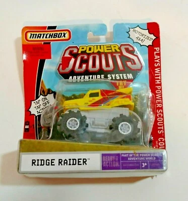 New Matchbox Match Box Power Scouts RIDGE RAIDER 4X4 car stomper 08 sealed - Image 1 of 2