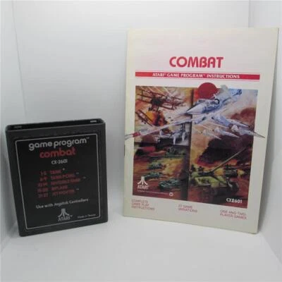 COMBAT W/ MANUAL FOR ATARI 2600 TESTED MUST @@!! - Image 1 of 3