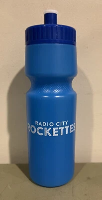 Garyline Radio City Rockettes Blue Water Bottle Made in USA BPA Free - Image 1 of 4