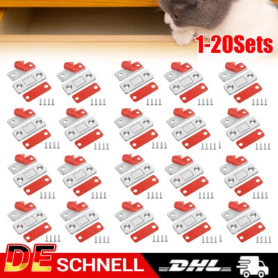 Magnetschnäpper Dünn Tür Selbstklebend Magnet Schrankmagnete Schubladen Magnet - Bild 1 von 4