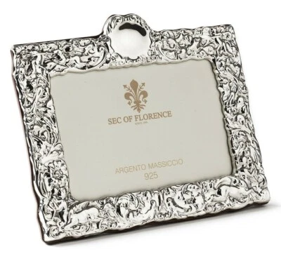 Marco de fotos de plata de ley 925 maciza de 6"x4"* 8005/10×15 EE. UU. Foto 1 de 4