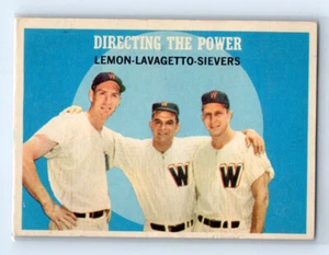1959 Topps Directing The Power, Jim Lemon  - Cookie Lavagetto -Roy Sievers # 74  - Picture 1 of 2