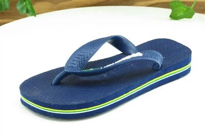 Chanclas sintéticas Havaianas para niños pequeños 9-10 azul medio Foto 1 de 4